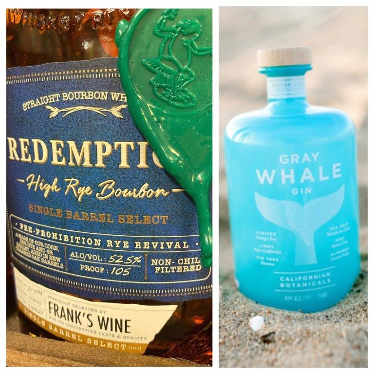 redemption bourbon and gray whale gin sm