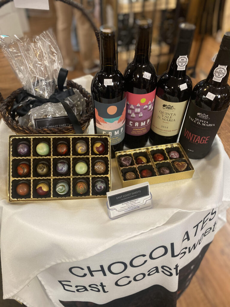 Chocolate Wine Pairing with East Coast Sweets